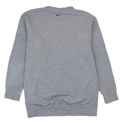 Nike Men's Grey Dri-FIT Pullover Sweatshirt M Sportswear