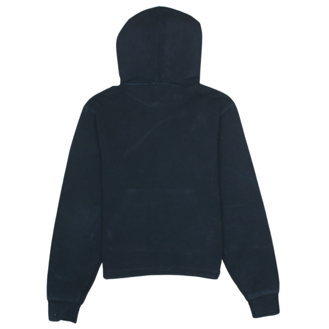 Adidas Womens Black XS Pullover Hoodie with Logo Print