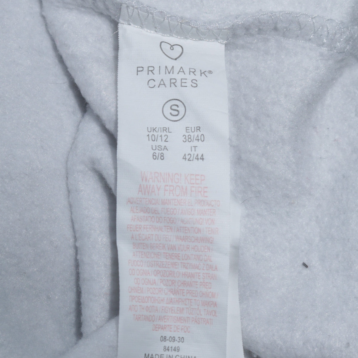 Primark Women’s Grey Space Jam Crew Neck Sweatshirt Size S