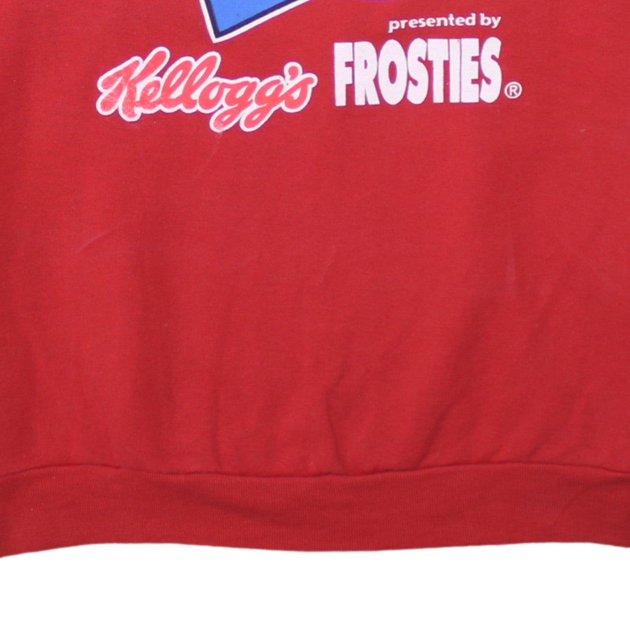 Fruit of the Loom Men's Red NBA 2Ball Sweatshirt XL Retro 90s Pullover
