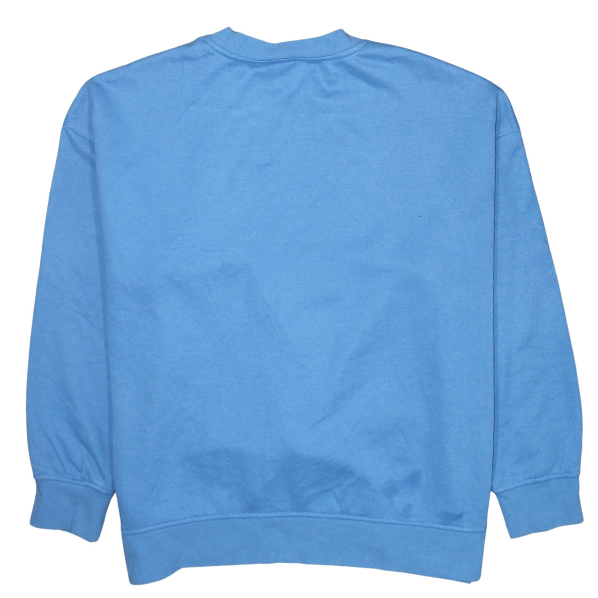 Disney Women Blue Stitch Sweatshirt XL Pullover Crew Neck Casual