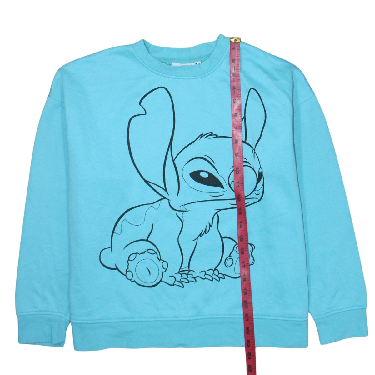 Disney Women's Blue Stitch Pullover Sweatshirt Size M