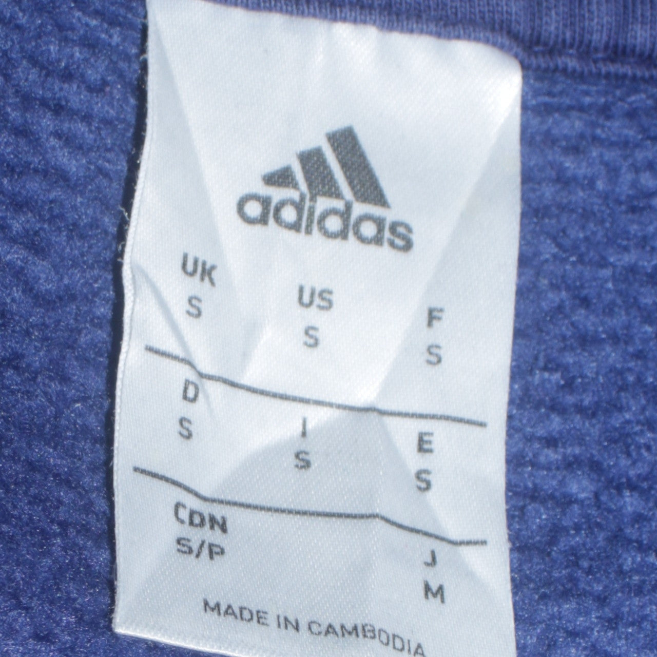 Adidas Men’s Blue Aberdeen FC Pullover Hoodie Size S