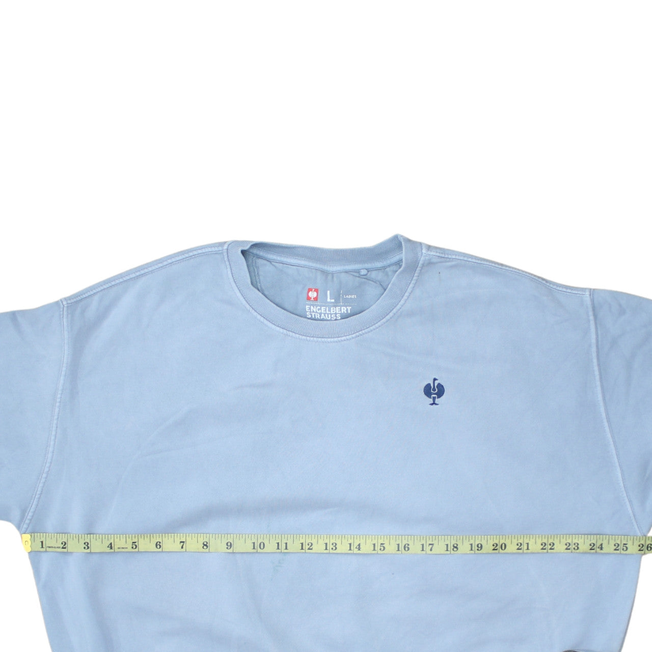 Engelbert Strauss Unisex Blue Pullover Sweatshirt L Fleece Crew Neck