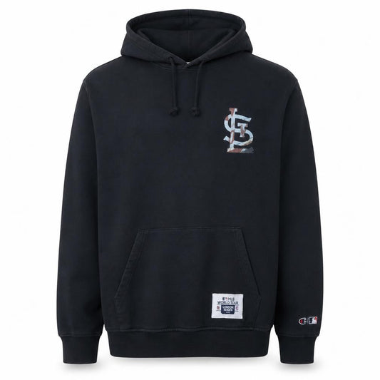 Champion Men's Black 2XL Pullover Hoodie MLB World Tour London Series