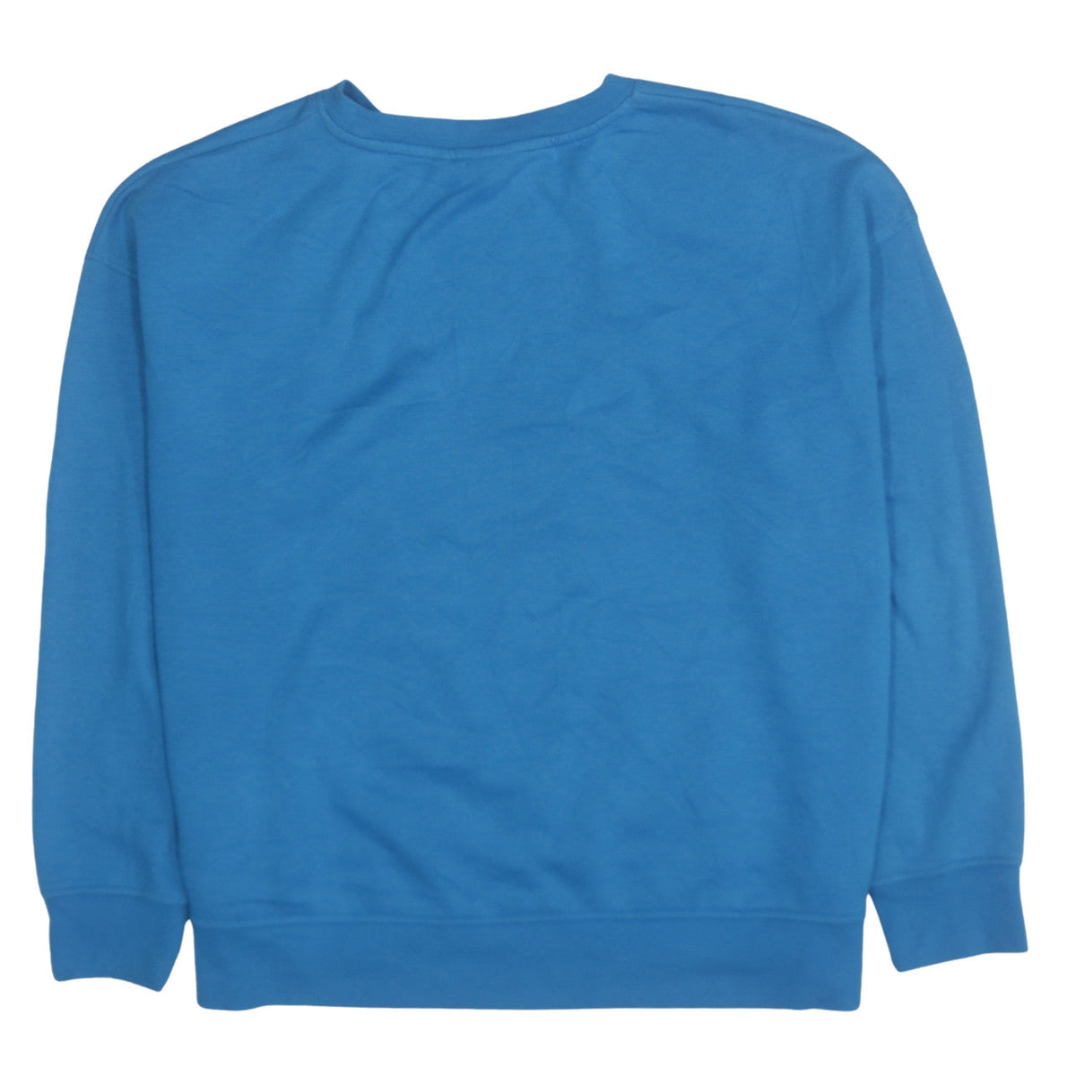 Disney Women Blue Stitch Sweatshirt L Pullover Casual Graphic