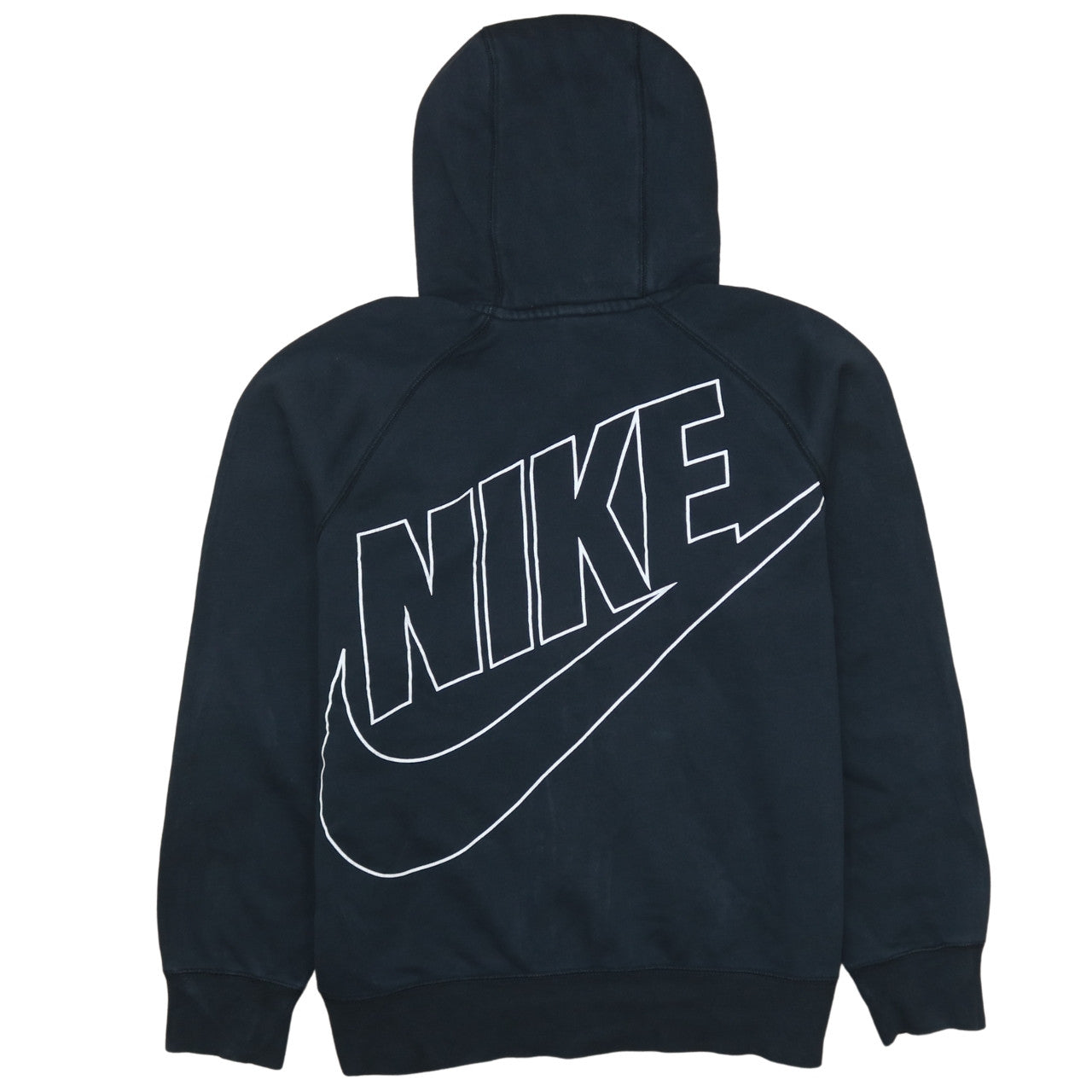 Nike Men's Black Full Zip Hoodie L Sportswear Fleece