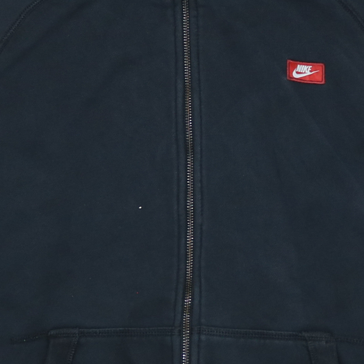 Nike Men's Black Full Zip Hoodie L Sportswear Fleece