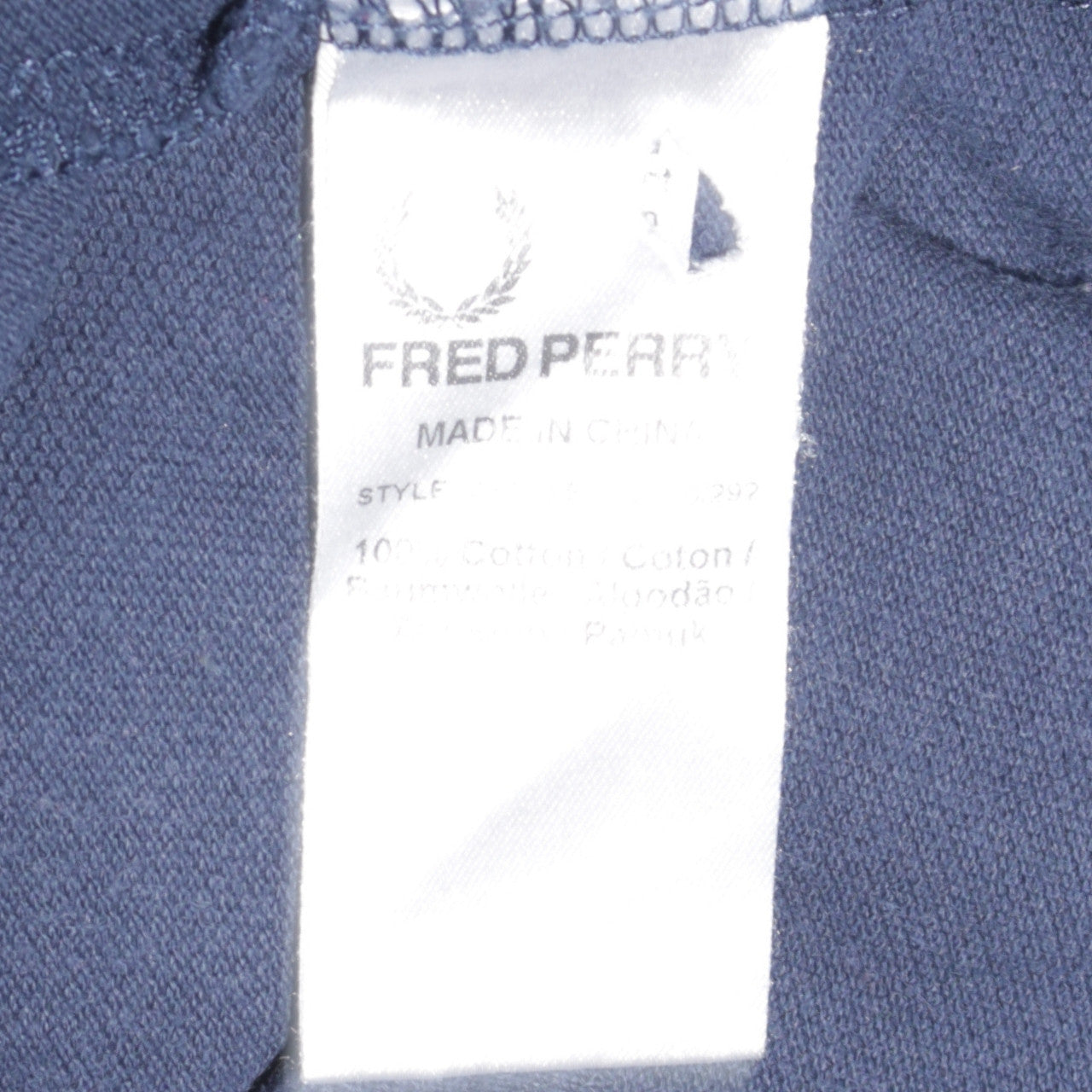 Fred Perry Men's Blue Slim Fit Polo Shirt 2XL Cotton