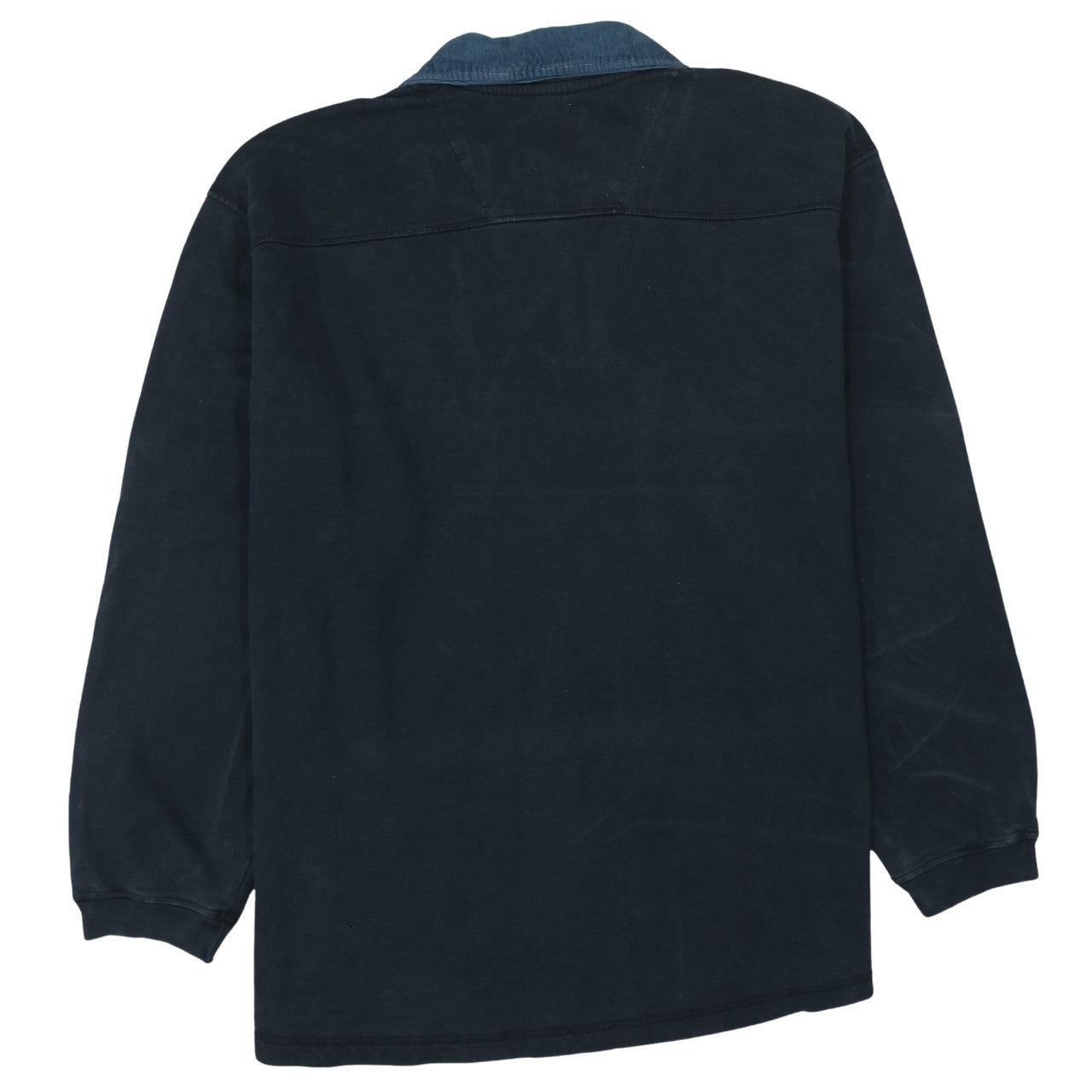 Crew Clothing Co. Men’s Blue 1/4 Zip Cotton Sweatshirt 2XL Regular Fit