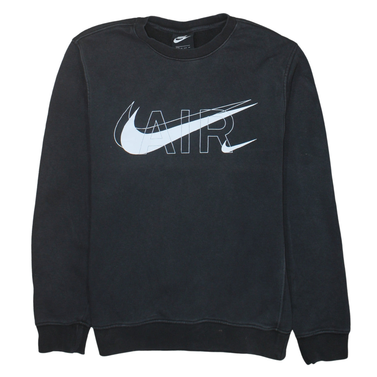 Nike Women's Black AIR Logo Pullover Sweatshirt XS