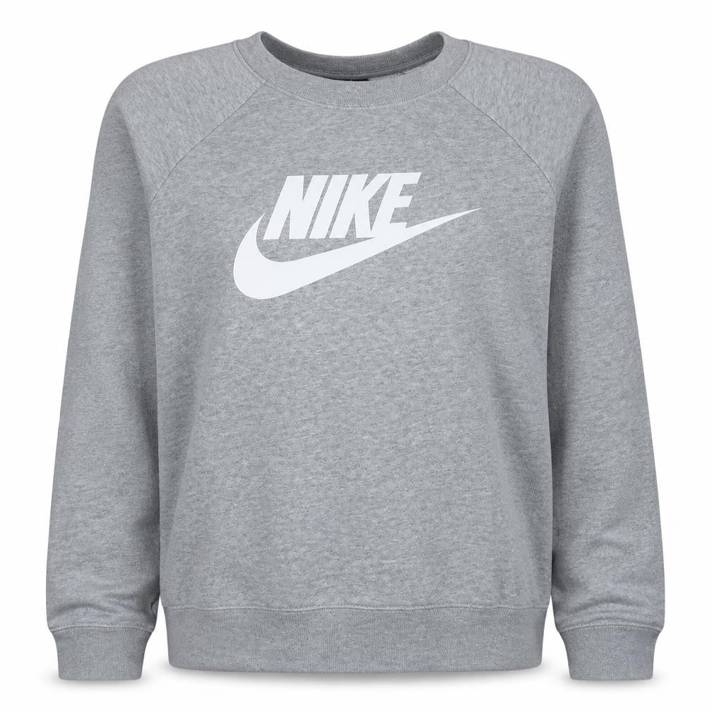 Nike Women Grey Small Crew Neck Pullover Sweatshirt