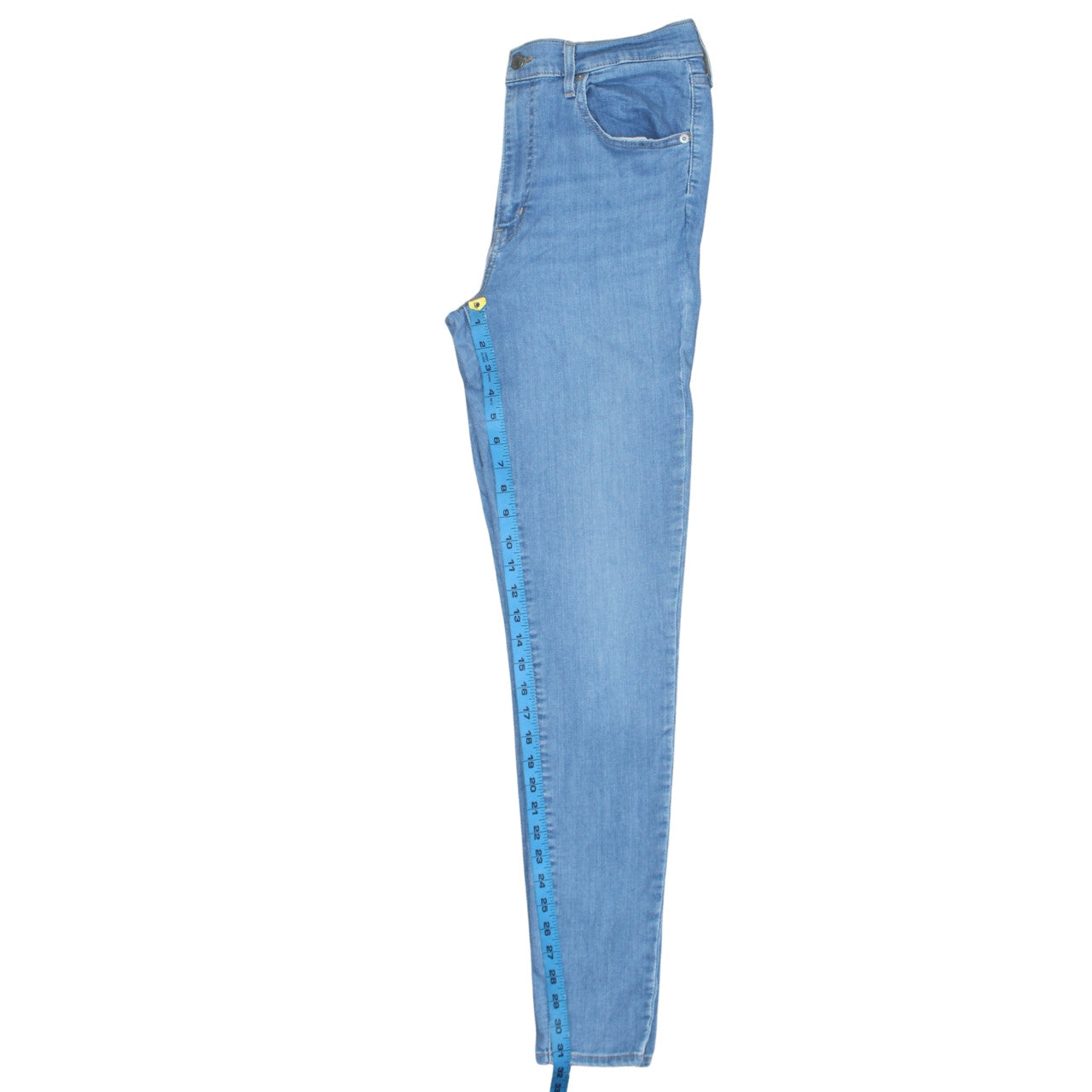 Levi's Women Blue High Rise Mile High Super Skinny Jeans Size 30