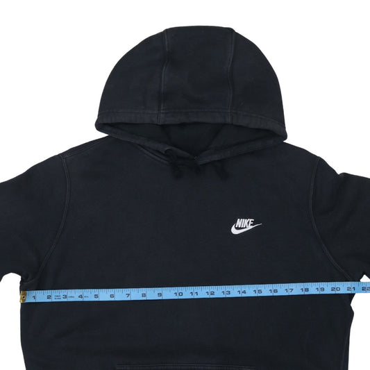 Nike Men's Black Pullover Hoodie M Regular Fit Fleece Sweatshirt