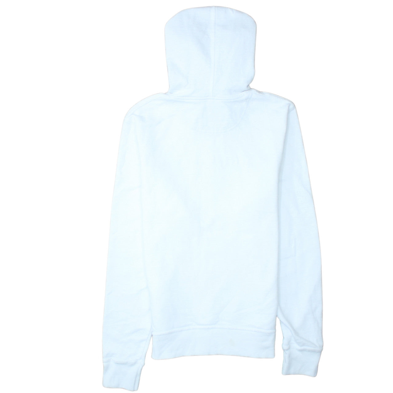 Champion Womens White XS Hoodie Pullover Logo Print Cotton Blend