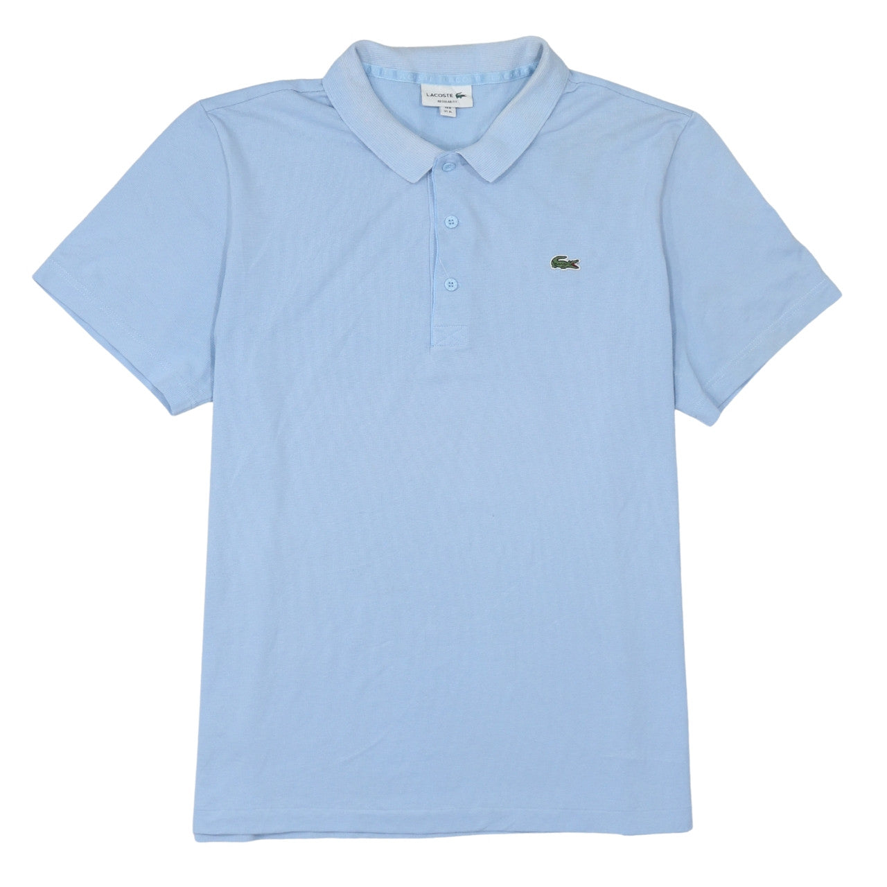 Lacoste Men's Blue Cotton Regular Fit Short Sleeve Polo Shirt XL