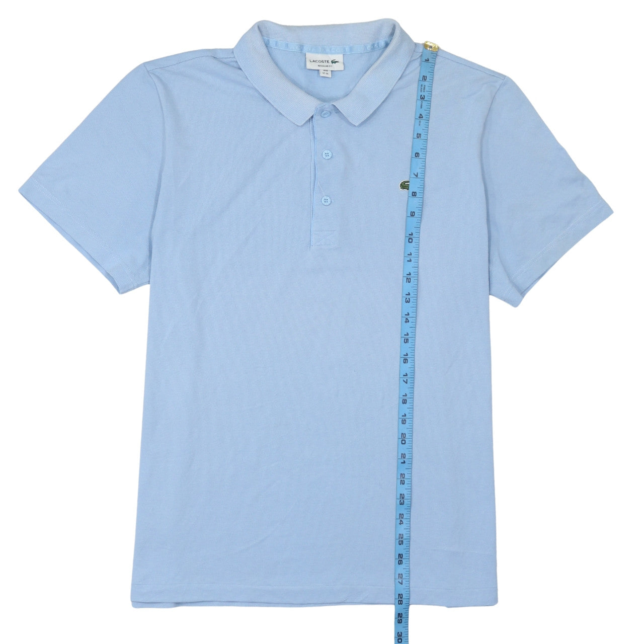 Lacoste Men's Blue Cotton Regular Fit Short Sleeve Polo Shirt XL
