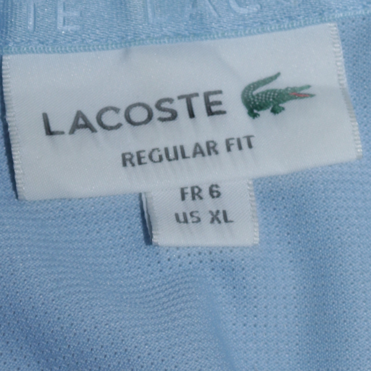 Lacoste Men's Blue Cotton Regular Fit Short Sleeve Polo Shirt XL