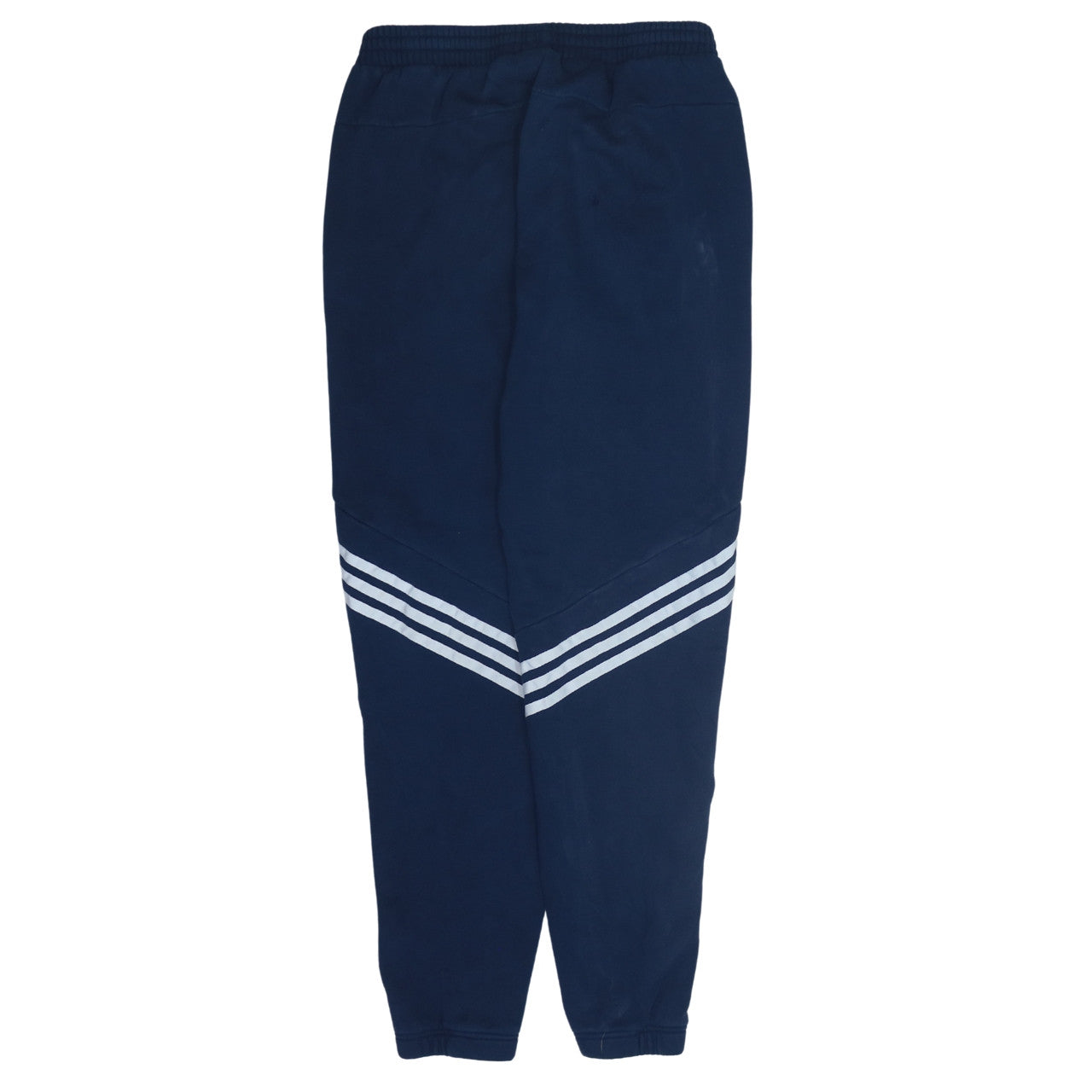 adidas Boys Blue Jogger Trousers 15-16 Years Elastic Waist Side Stripe