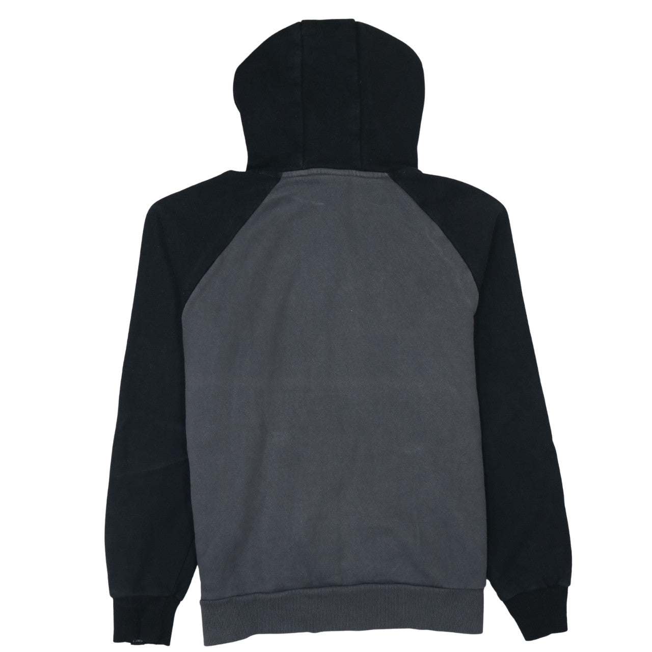 Ellesse Mens Grey Pullover Hoodie L Logo Fleece Sweatshirt