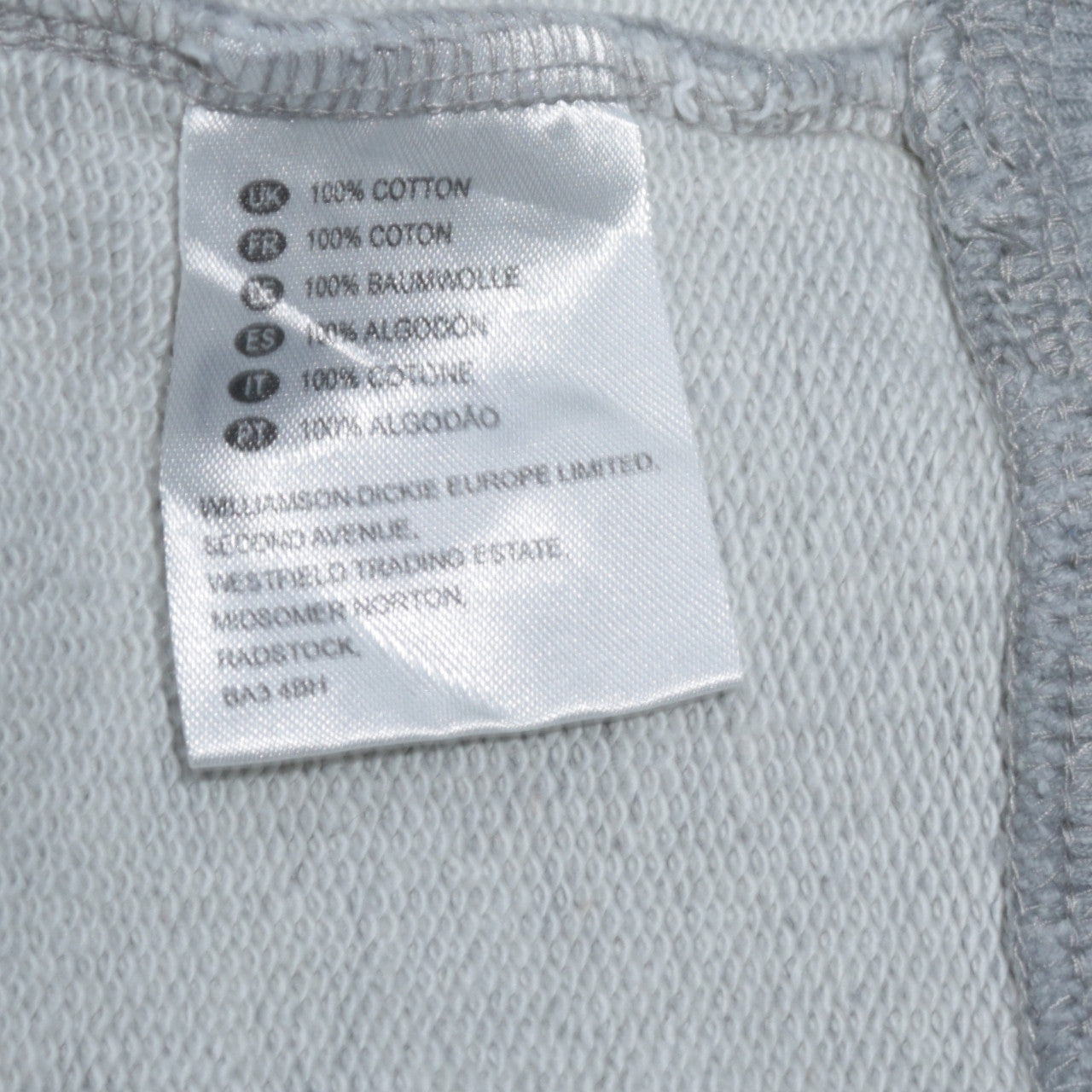 Dickies Men's Grey Small Crew Neck Pullover Sweatshirt