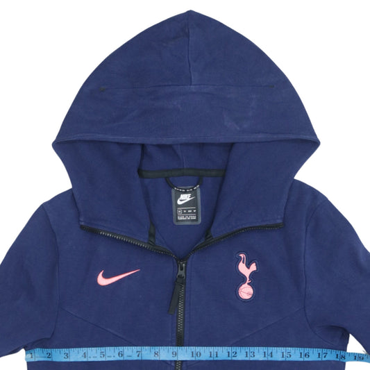 Nike Men's Blue Full Zip Hoodie XS Tottenham Logo Sportswear