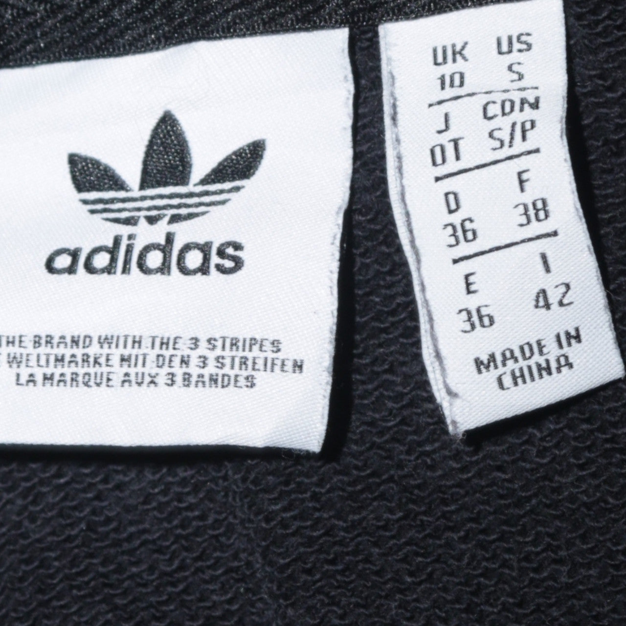 Adidas Women Black Hoodie UK 10 Pullover Hooded Sweatshirt
