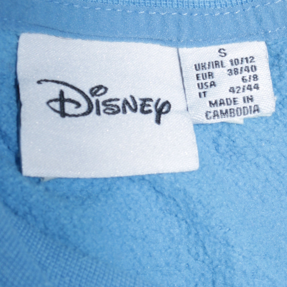 Disney Women Blue Stitch Aloha Sweatshirt Size S Regular