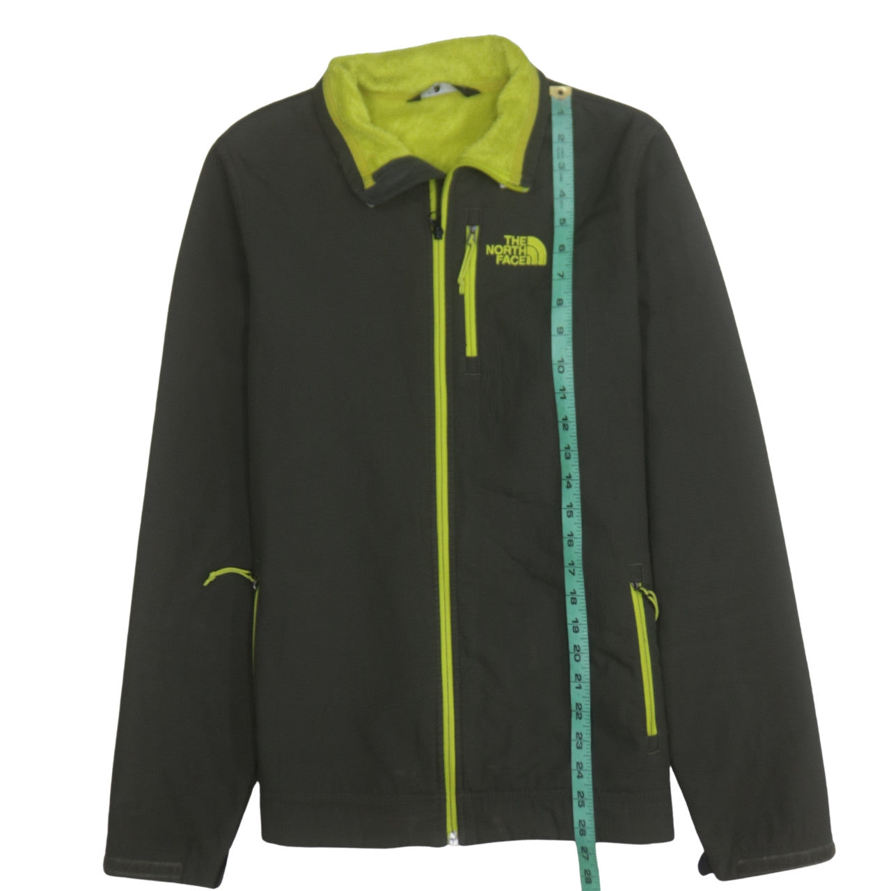 The North Face Men's Black Softshell Jacket Small Fleece Lined Zipped Pockets