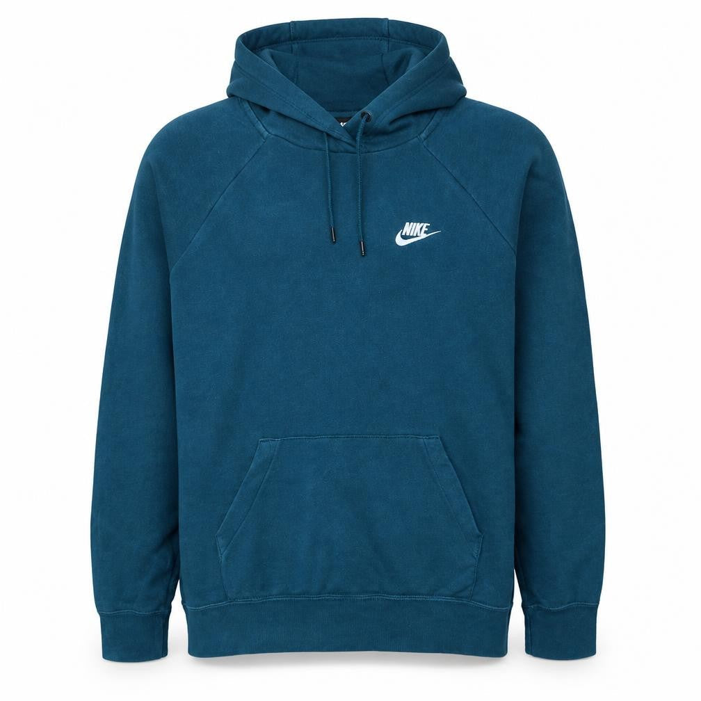 Nike Men's Blue Pullover Hoodie Size M Hooded Sweatshirt