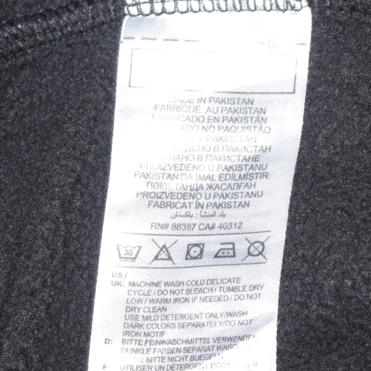 Adidas Boys Black Crew Neck Pullover Sweatshirt 13-14 Years
