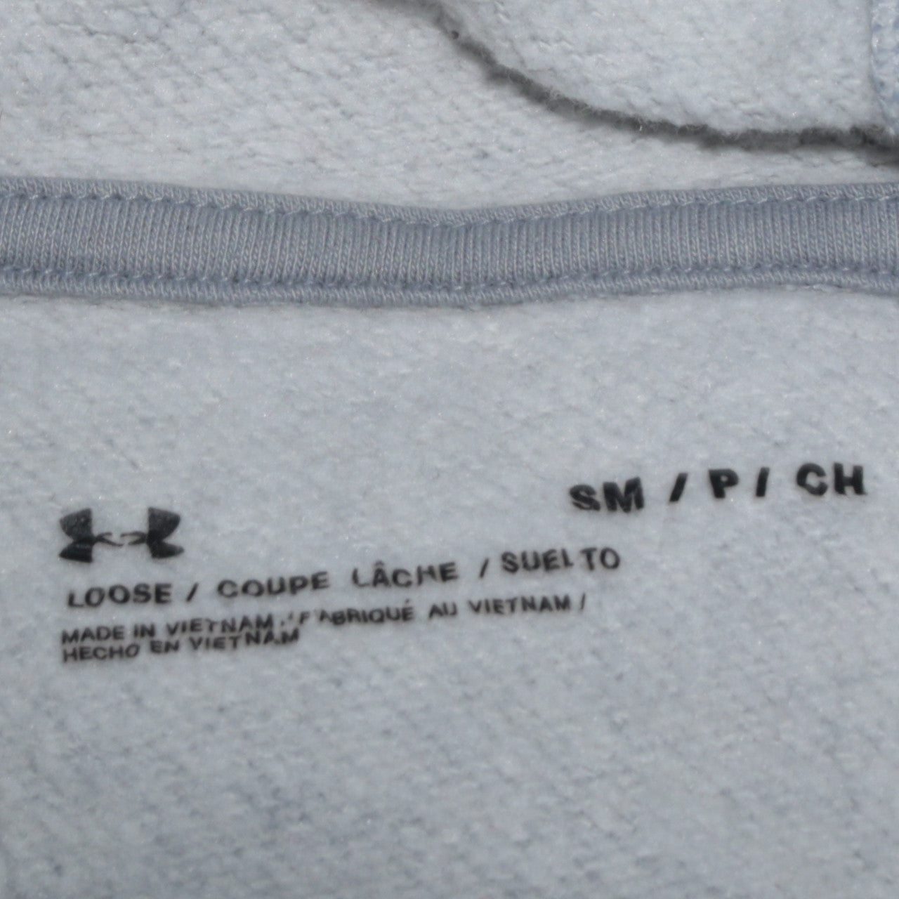 Under Armour Women's Grey Pullover Hoodie Size S Loose Fit