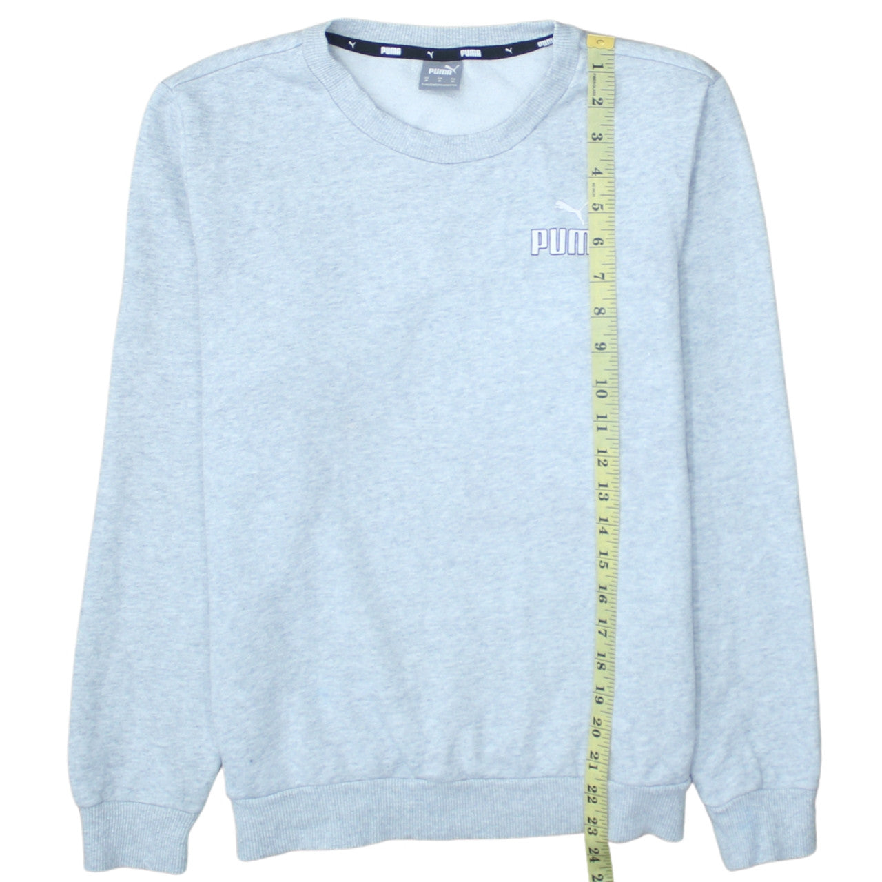Puma Men's Grey Crew Neck Pullover Sweatshirt Size M