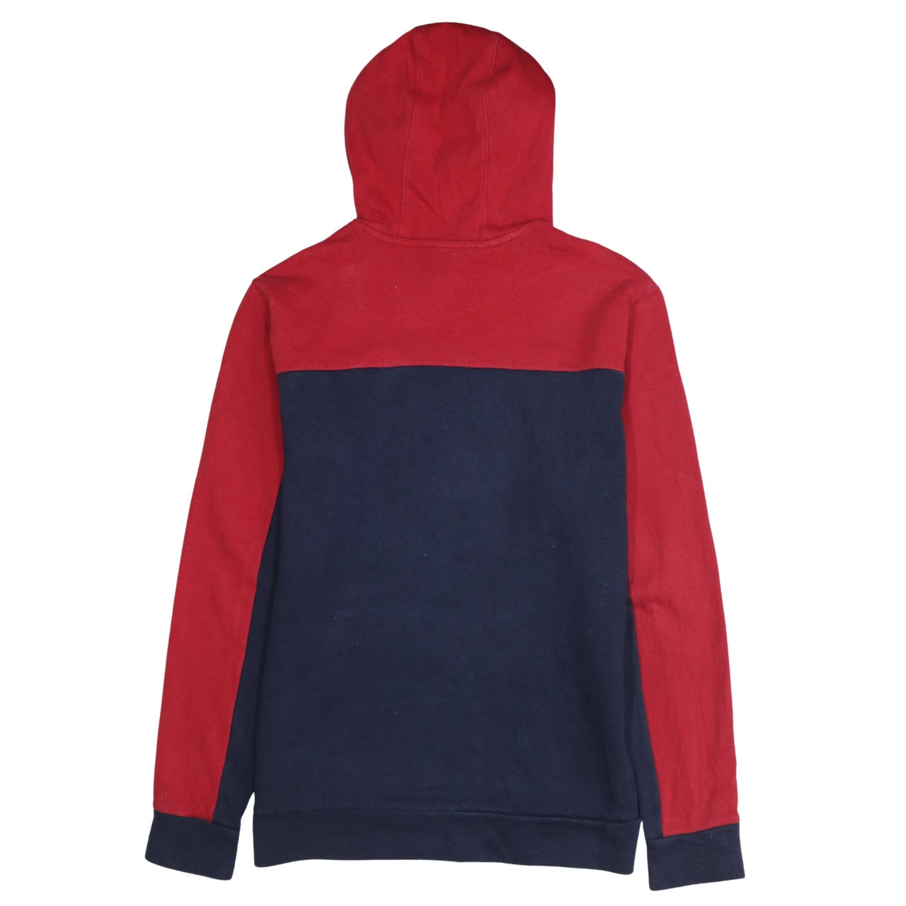 adidas Men's Red & Blue Pullover Hoodie Size M Sports Logo Fleece