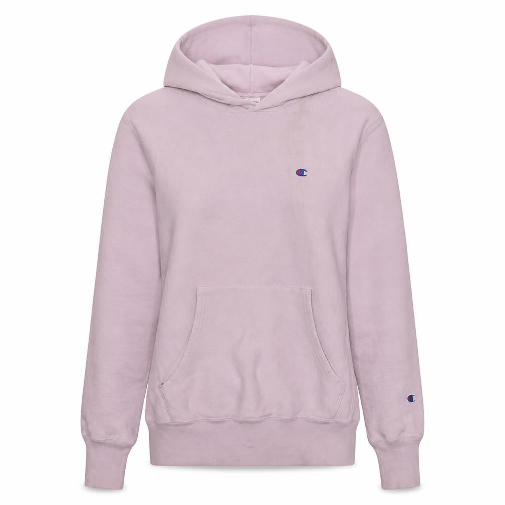 Champion Womens Pink Reverse Weave Pullover Hoodie Size L 100% Cotton