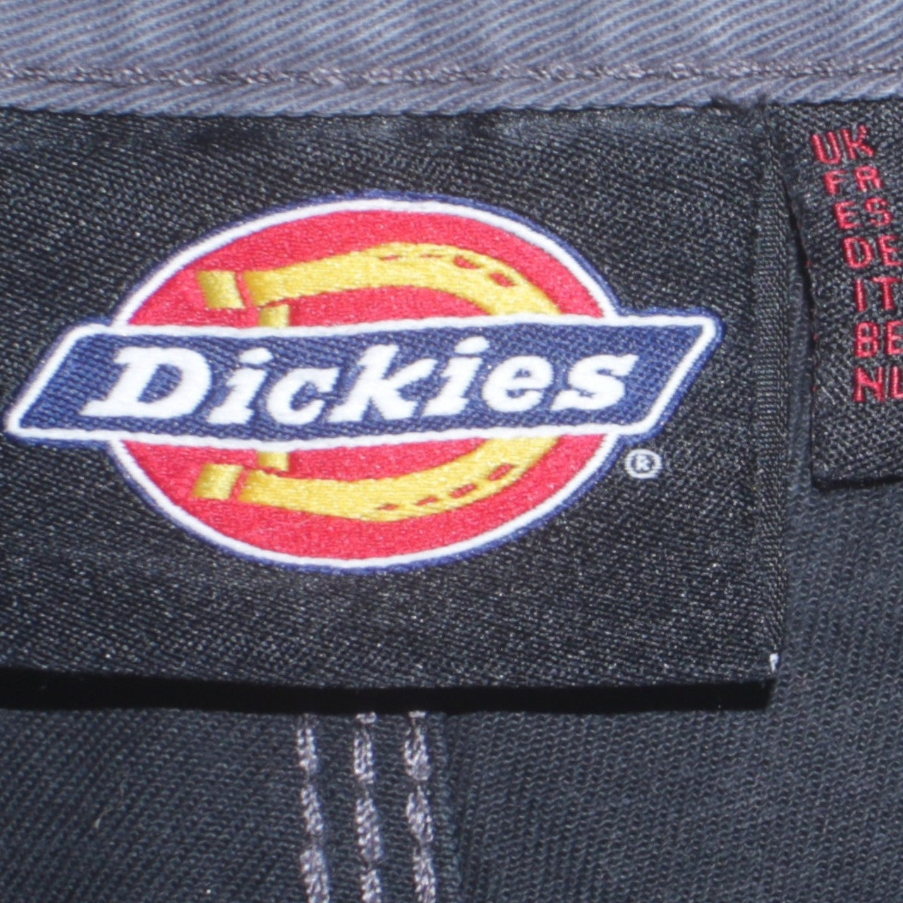 Dickies Men's Grey Cargo Work Trousers 38R Cotton Blend Durable