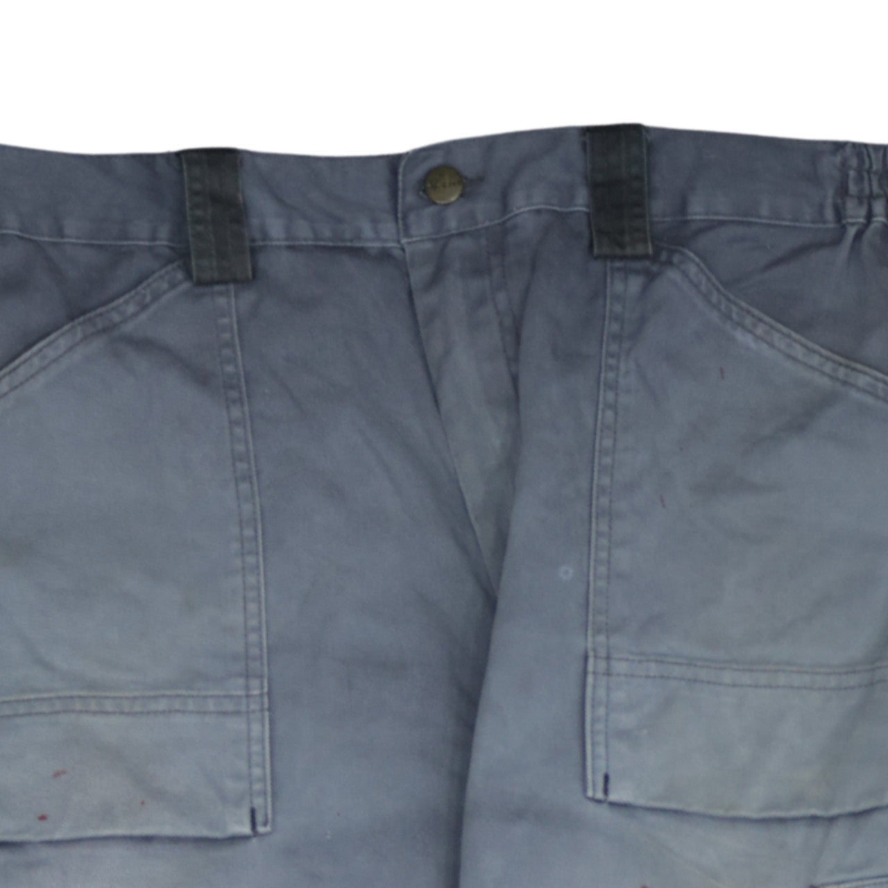 Dickies Men's Grey Cargo Work Trousers 38R Cotton Blend Durable