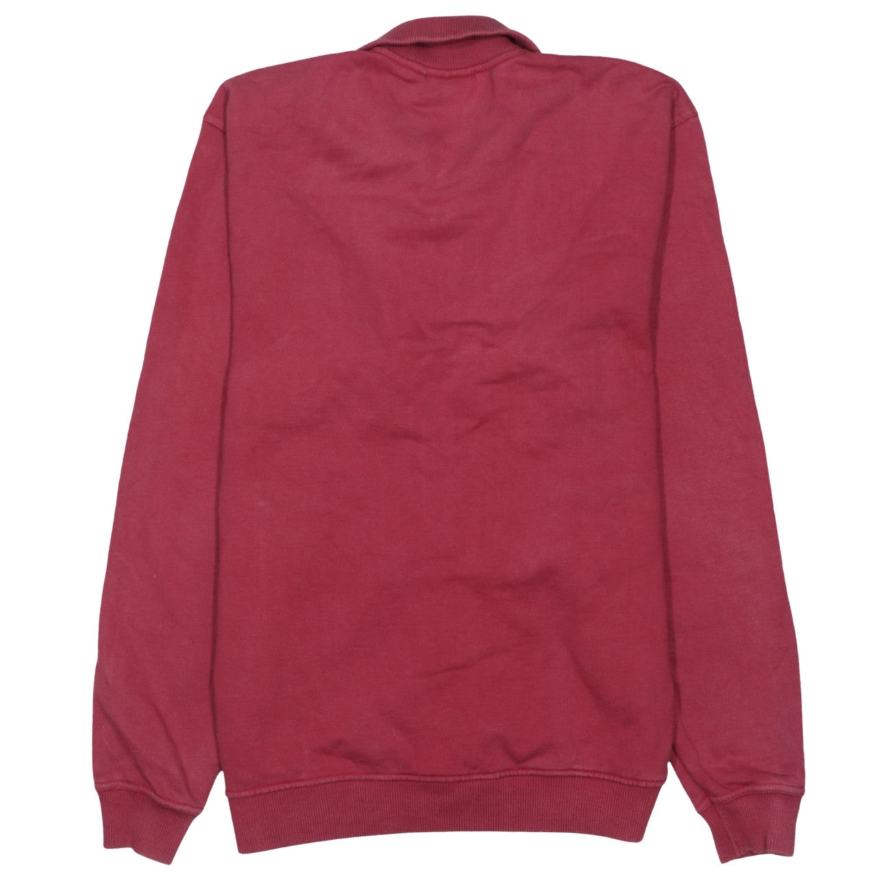Quiksilver Mens Red Full Zip Sweatshirt M Surf Graphic Jacket