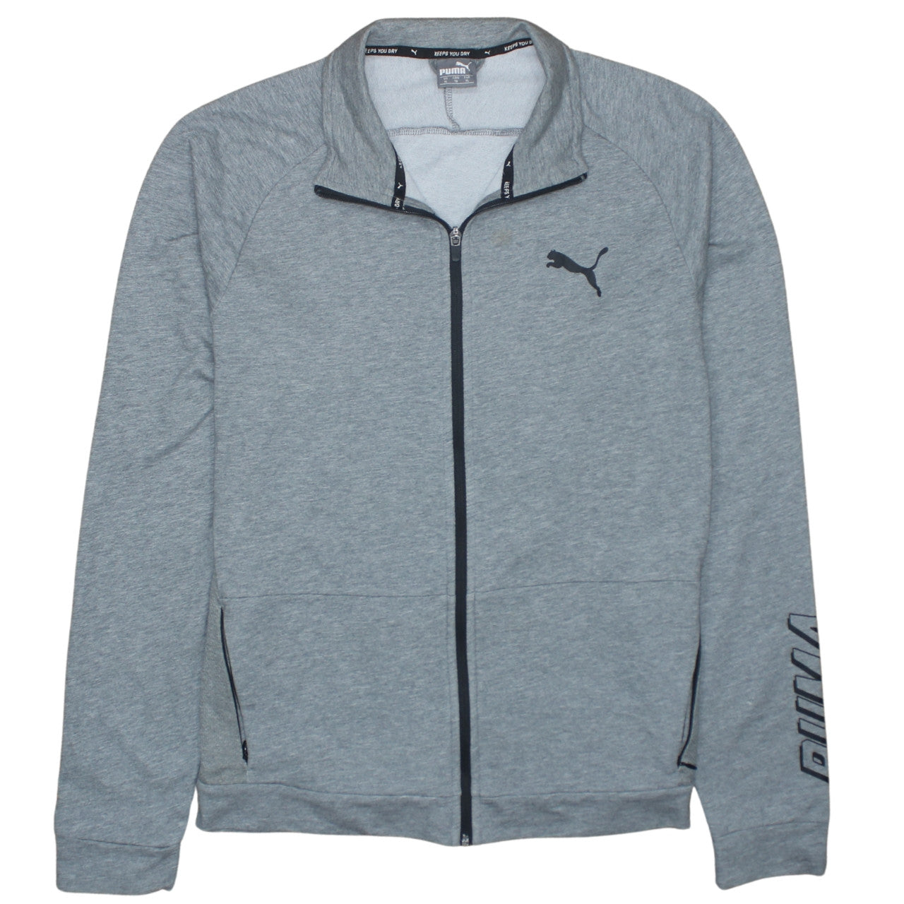 Puma Men's Grey Full Zip Sweatshirt XL Regular Fit