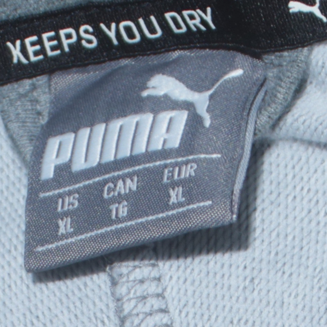 Puma Men's Grey Full Zip Sweatshirt XL Regular Fit