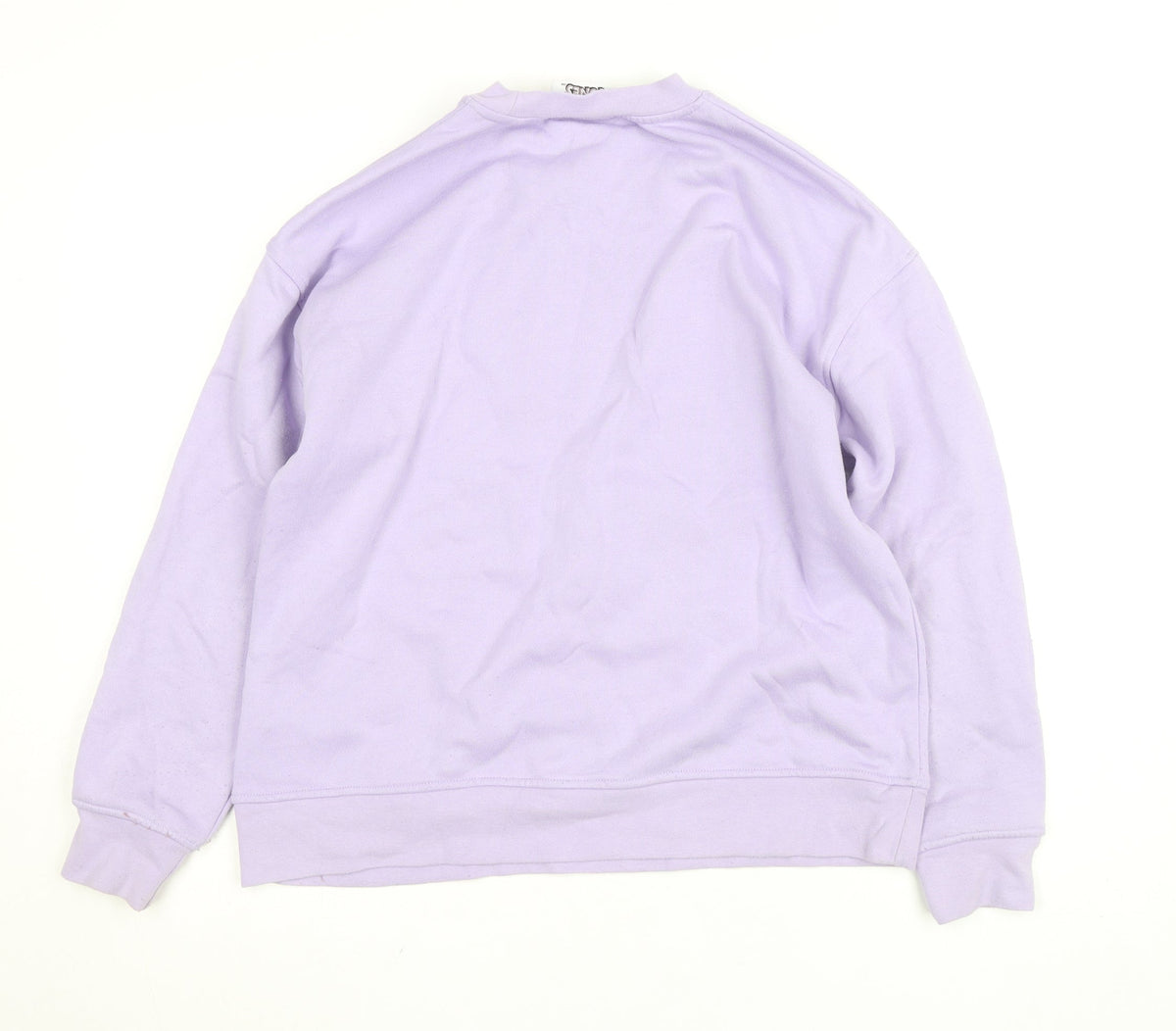 Close-up detail of Looney Tunes Women's Lilac Bugs Bunny Sweatshirt, size S