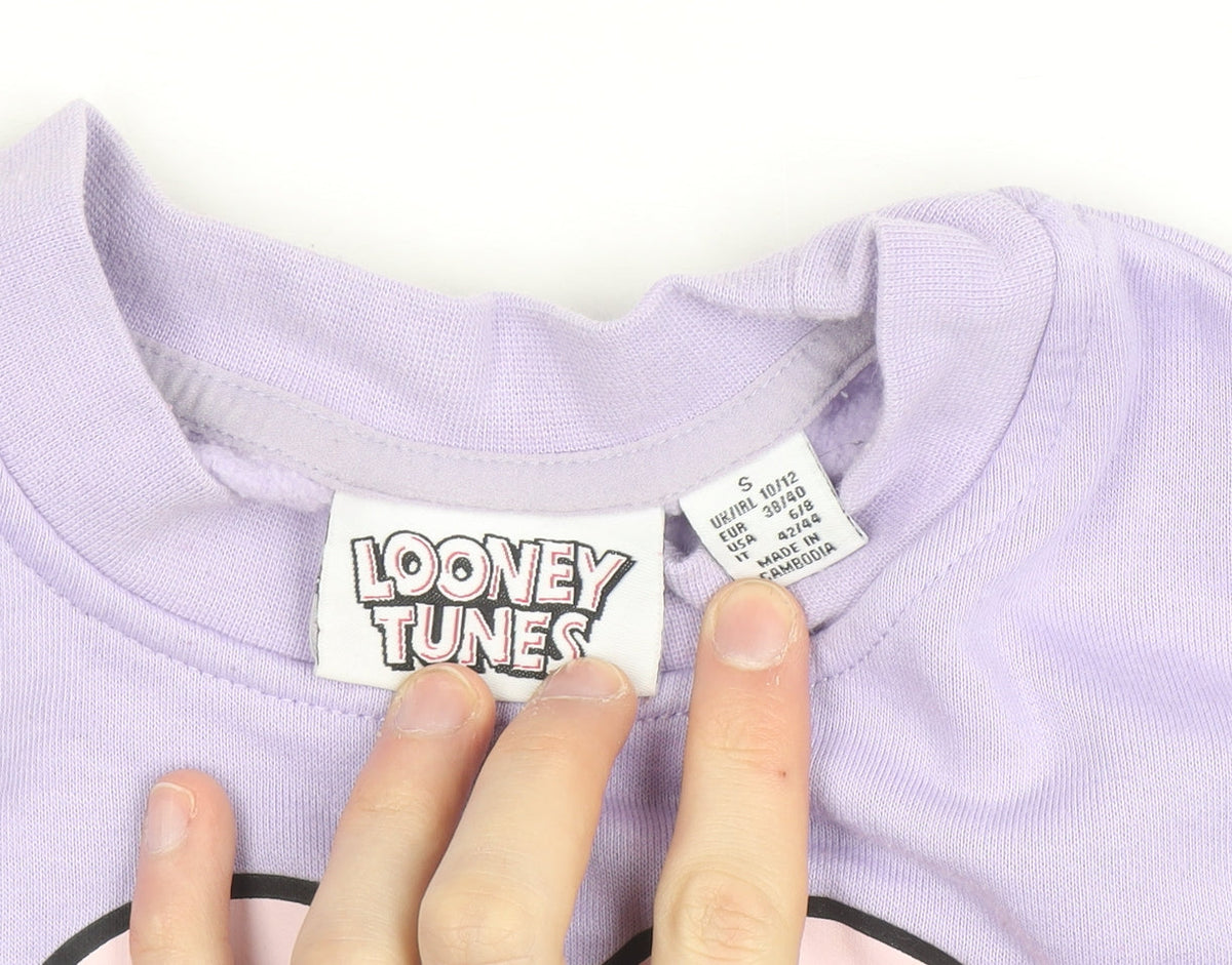 Additional view of Looney Tunes Women's Lilac Bugs Bunny Sweatshirt, size S