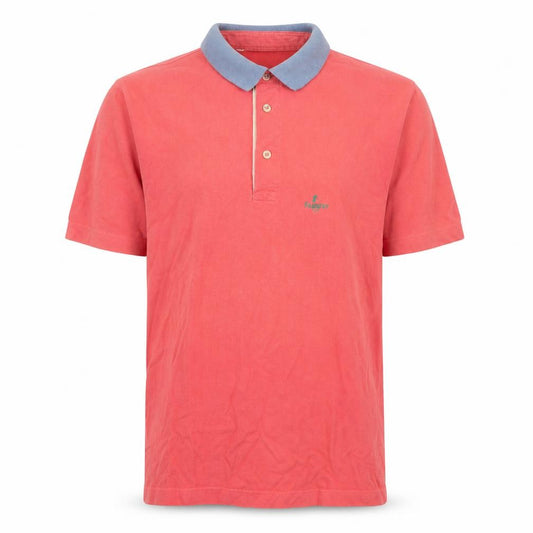 Fairway Men's Pink Cotton Golf Polo Shirt Medium