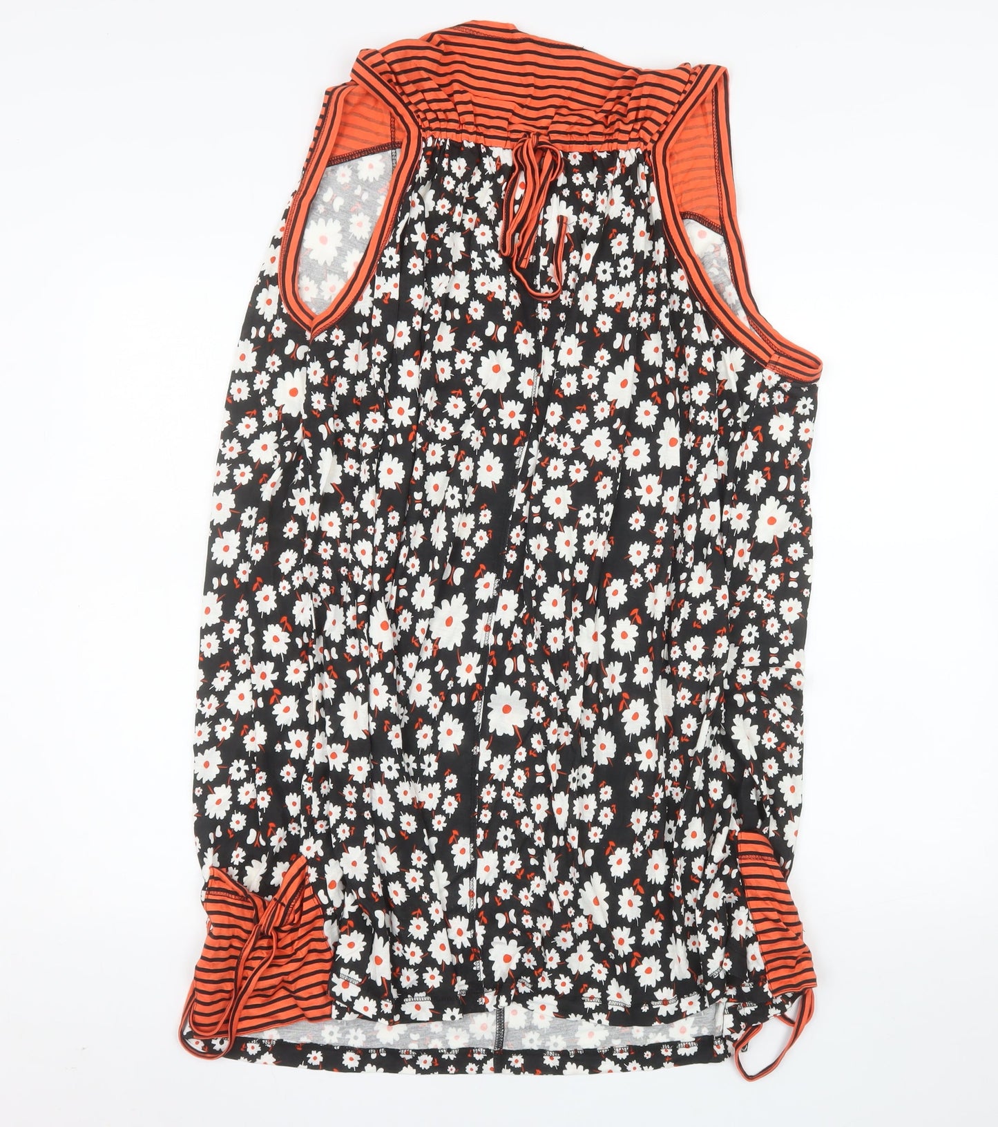 Joe Browns Women's Black Floral Sleeveless Shift Dress Size 30