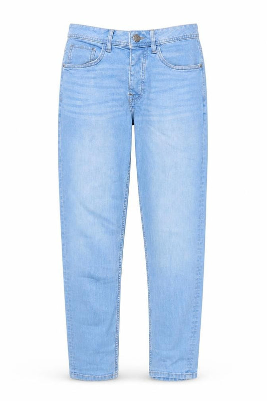Front view of Denim Co. Men's Blue Slim Fit Straight Jeans W30 L32