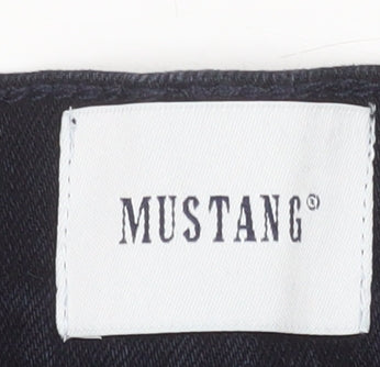 Mustang Men's Blue Straight Leg Jeans 34W 30L Regular Fit Denim
