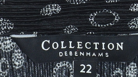 Debenhams Collection Women's Black Floral Blouse Size 22