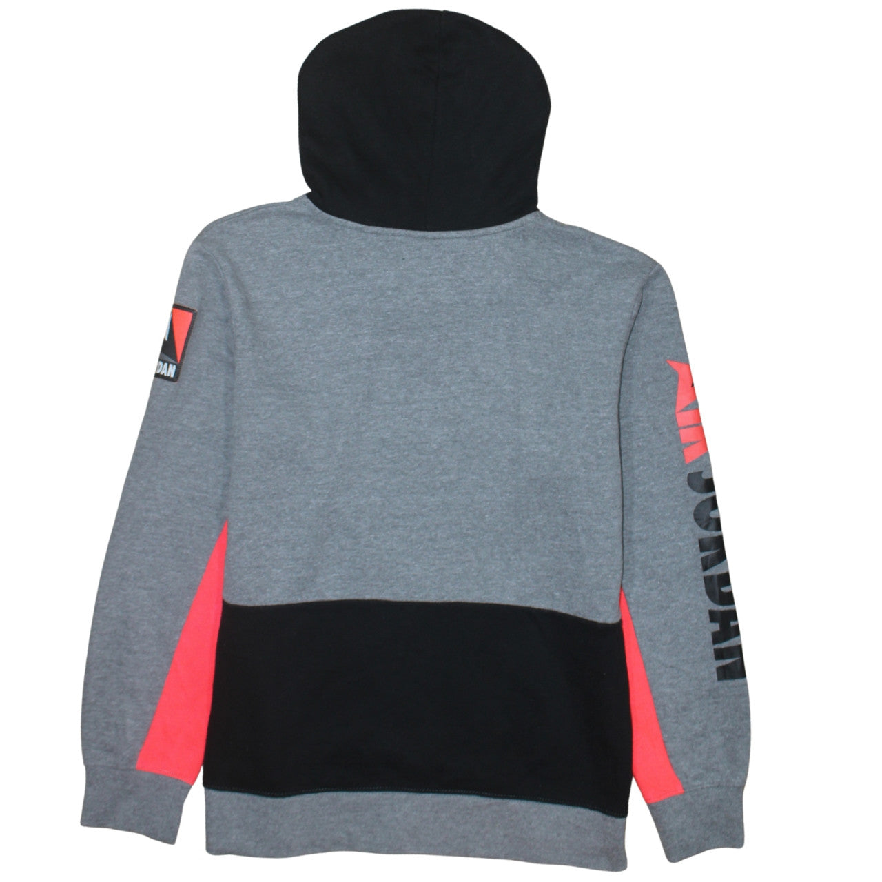 Jordan Boys Grey XL Pullover Hoodie with Logo Graphic Print
