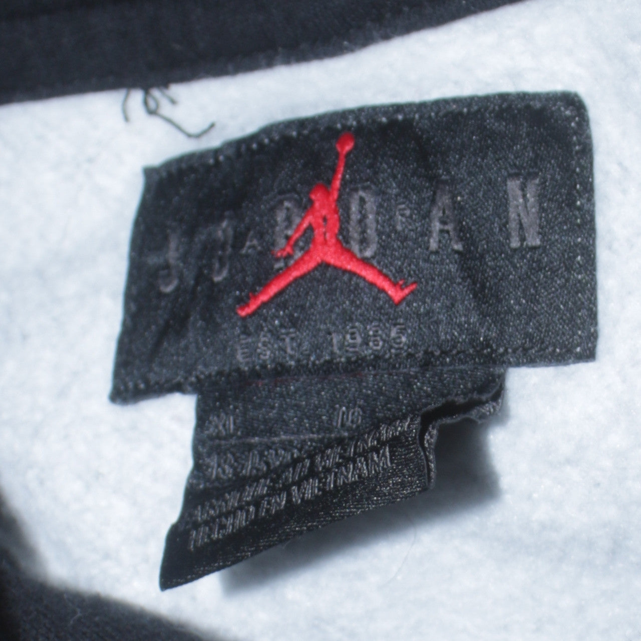 Jordan Boys Grey XL Pullover Hoodie with Logo Graphic Print