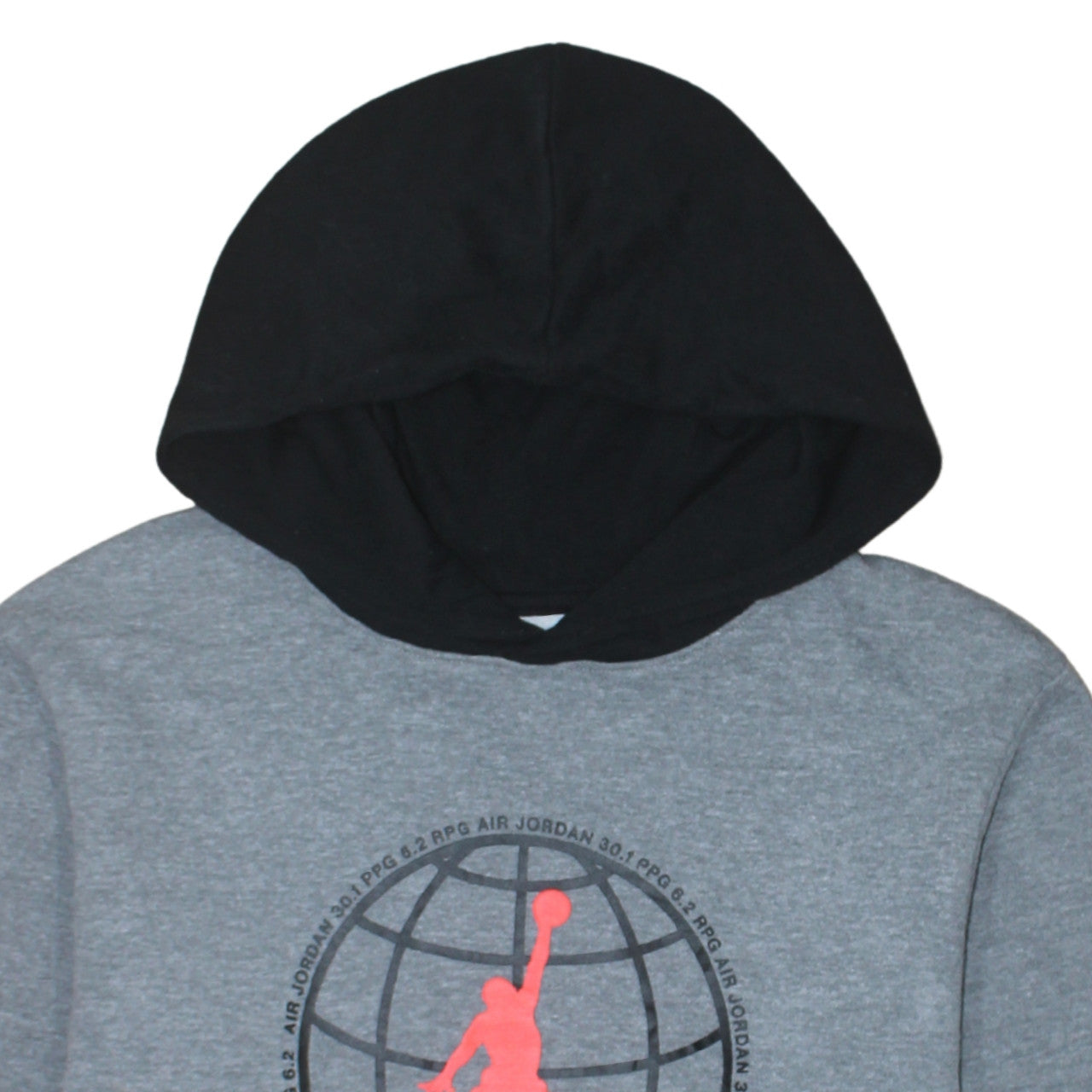 Jordan Boys Grey XL Pullover Hoodie with Logo Graphic Print